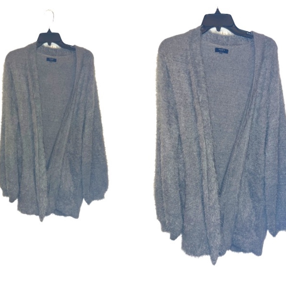 Like New Light-Gray Knit Cardigan Kaari Blue
